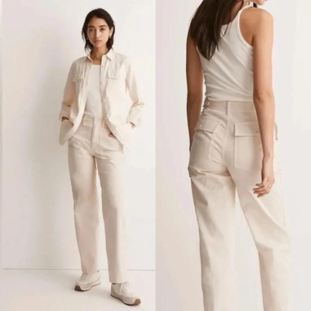 Madewell Perfect Vintage Wide-Leg Pant: Utility Edition 29099